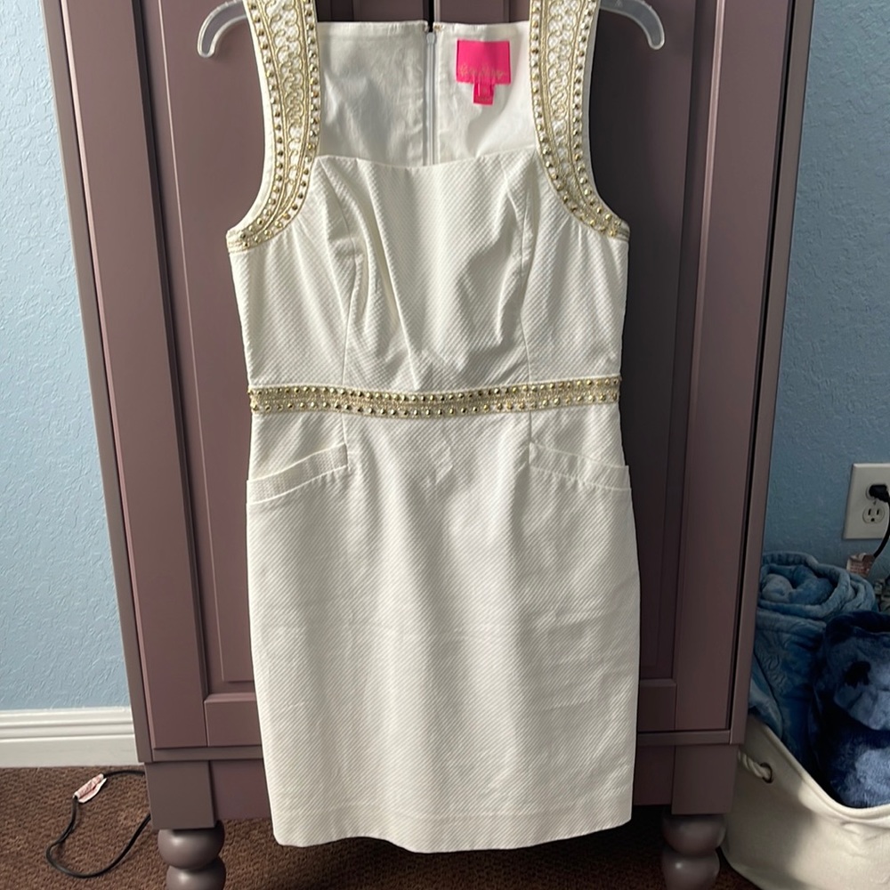 Lily Pulitzer white dress size 8